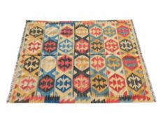 HANDMADE 20TH CENTURY KILIM CARPET FLOOR RUG