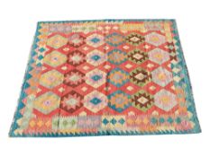 HANDMADE 20TH CENTURY KILIM CARPET FLOOR RUG