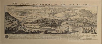 AFTER BUCK - THE SOUTH EAST PROSPECT OF THE BATH - MAP