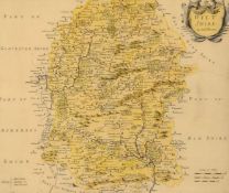 ROBERT MORDEN - LATE 17TH CENTURY ENGRAVED MAP OF WILTSHIRE