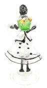 BAROVIER & TOSO, MURANO - ITALIAN 20TH CENTURY GLASS LADY FIGURINE