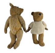 TWO EARLY 20TH CENTURY VINTAGE TEDDY BEARS
