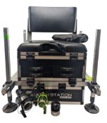 MATCH BOX BLACK BOX 4 DRAWERS FISHING BOX & ACCESSORIES