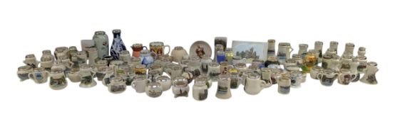 LARGE COLLECTION OF HALLMARKED SILVER RIMMED EGG CUPS & OTHERS