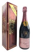 1979 POL ROGER & CO., CUVEE DE RESERVE EPERNAY ROSE CHAMPAGNE BOTTLE