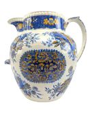 LARGE 19TH CENTURY SPODE PORCELAIN TROPHIES MARLE PATTERN OVERSIZED JUG