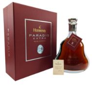 HENNESSY PARADIS EXTRA RARE FRENCH COGNAC BOTTLE IN OLD STYLE PRESENTATION CASE