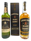 JAMESON IRISH WHISKEY - BLACK BARREL TRIPLE DISTILLED WHISKEY & CASKMATES STOUT EDITION WHISKEY (2)