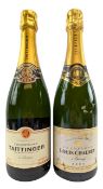 TWO BOTTLES OF FRENCH CHAMPAGNE BRUT, TO INCLUDE TATTINGER
