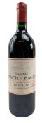 1989 CHATEAU LYNCH BAGES GRAND CRU CLASSE WINE BOTTLE