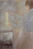 DEIRDRE ROBERTS (20TH CENTURY) - UNTITLED WATERCOLOUR