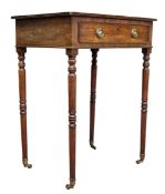19TH CENTURY MAHOGANY LADIES WRITING TABLE DESK