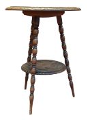 EARLY 20TH CENTURY ARTS & CRAFTS OAK LIBERTY STYLE SIDE TABLE