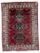 20TH CENTURY PERSIAN ISLAMIC SHIRAZ QASHQAI CARPET RUG