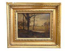 BELIEVED JEAN-BAPTISTE-CAMILLE COROT (1796-1875) - FRENCH 19TH CENTURY OIL ON CANVAS