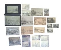 GEORGE JAMES ROWE (1804-1883) - CIRCA 23 19TH CENTURY CHARCOAL & CHALK ON PAPER SKETCHES