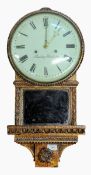 BEURLING STOCKHOLM - 19TH CENTURY SWEDISH GILTWOOD 8-DAY WALL CLOCK