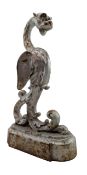 VICTORIAN CAST IRON GRIFFIN / DRAGON SHAPED DOOR STOP