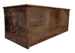 LARGE EARLY 19TH CENTURY CAMPHORWOOD BLANKET BOX CHEST