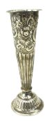 VICTORIAN 19TH CENTURY SILVER HALLMARKED STEM VASE