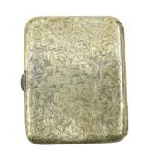 EDWARD VII HALLMARK SILVER CARD CASE