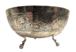 2OTH CENTURY 830 SILVER FOOTED BOWL