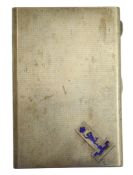 GEORGE V HALLMARKED SILVER ROYAL CORPS OF SIGNALS CIGARETTE CASE