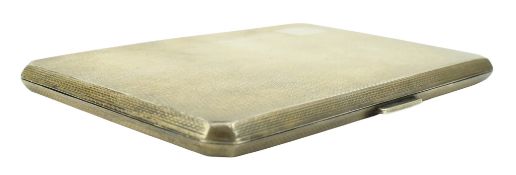 20TH CENTURY GEORGE VI HALLMARKED SILVER CIGARETTE CASE