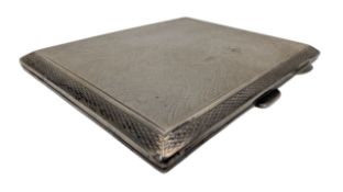 GEORGE V HALLMARKED SILVER CIGARETTE CASE