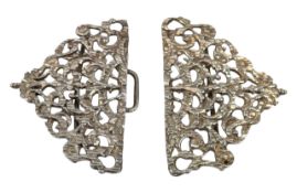 HALLMARKED SILVER NURSE BUCKLE