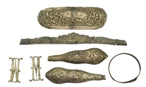 COLLECTION OF 19TH CENTURY HALLMARKED SILVER DECORATIVE PIECES