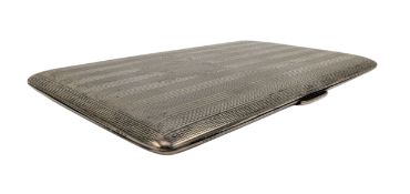 20TH CENTURY GEORGE VI HALLMARKED SILVER CIGARETTE CASE