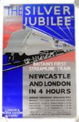 RAILWAYANA - SILVER LINK LOCOMOTIVE POSTER
