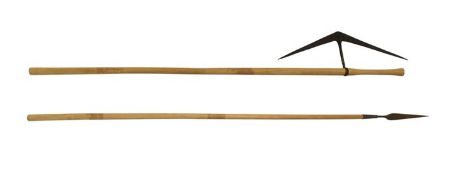 COLLECTION OF AFRICAN ZULU STYLE SPEARS & AXE