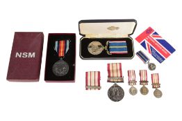 NATIONAL SERVICE & NAVEL GENERAL SERVICE MEDAL - ABLE SEAMAN