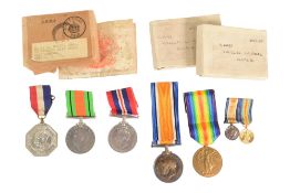 FIRST & SECOND WORLD WAR MEDAL GROUP - MIDDLESEX REGIMENT