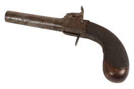 19TH CENTURY PERCUSSION CAP POCKET PISTOL