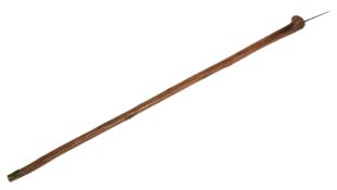 19TH CENTURY SELF DEFENCE WALKING STICK WITH CONCEALED BLADE