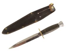 VINTAGE SHEFFIELD MADE FIGHTING KNIFE