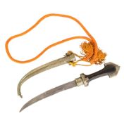 EARLY 20TH CENTURY MOROCCAN KOUMMYA DAGGER