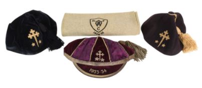 FETTES COLLEGE EDINBURGH RUGBY FOOTBALL CAPS