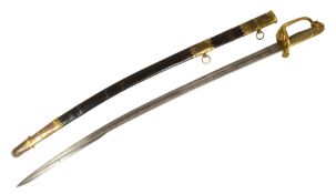 EARLY 19TH CENTURY BRITISH 1827 PATTERN NAVAL SWORD