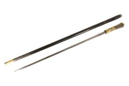 19TH CENTURY VICTORIAN GENTLEMANS SWORD STICK