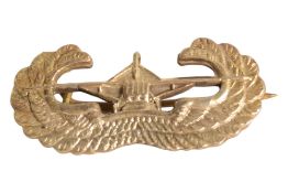 WWII SECOND WORLD WAR SILVER PLATED GLIDER TROOP WINGS