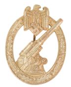 WWII SECOND WORLD WAR GERMAN ARMY ANTI AIRCRAFT BADGE