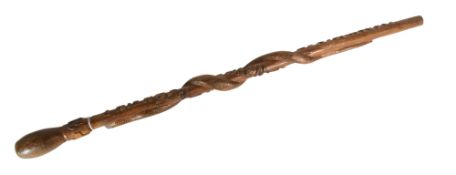 WWII SECOND WORLD WAR SWISS SOUVENIR WALKING STICK