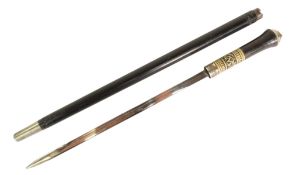 19TH CENTURY VICTORIAN GENTLEMANS SWORD STICK
