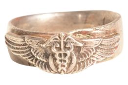WWII SECOND WORLD WAR USAAF FLIGHT SURGEON RING