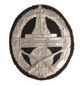 WWII GERMAN VETERANS LEAGUE SHOOTING COMPETITION WINNER AWARD