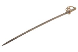 19TH CENTURY VICTORIAN STAFF OFFICERS SWORD